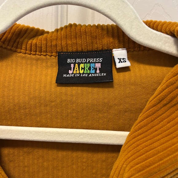 Big Bud Press Mustard Brown Corduroy Sailor Jacket - Picture 7 of 9